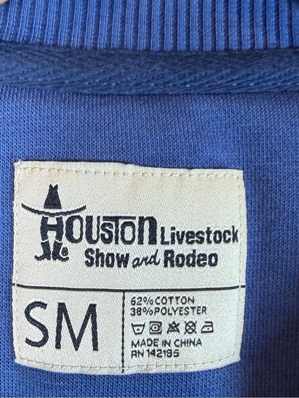 Houston Livestock & Rodeo Embroidered Rodeo Vibes Crewneck Sweatshirt - Picture 5 of 7